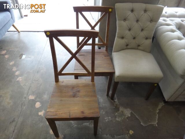 NEW LINCOLN DINING CHAIRS - SOLID TIMBER NEW