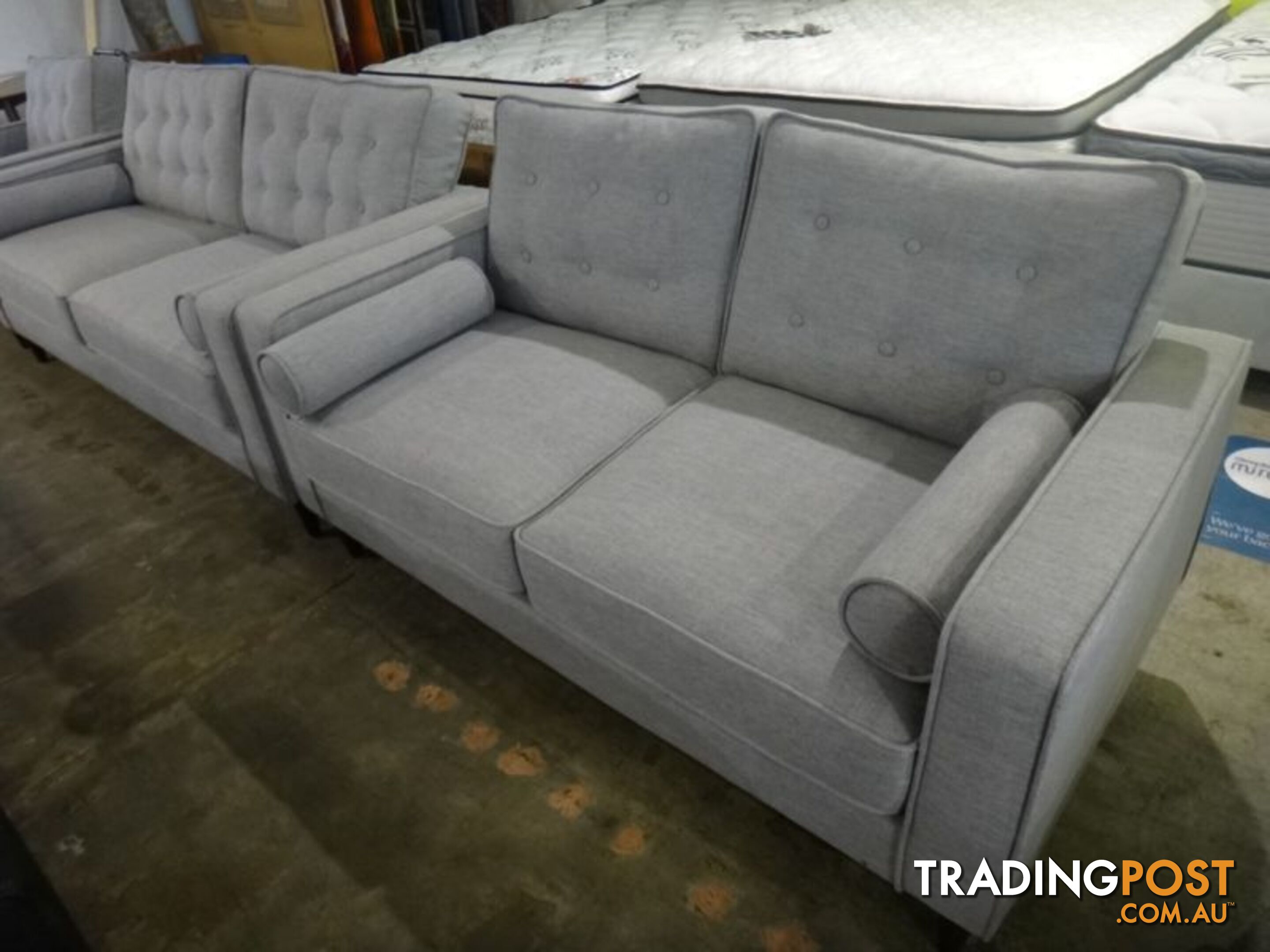 DIAMOND CITY SOFAS - 3S + 2S + AC - NEW RETRO DESIGNS 2 COLOURS