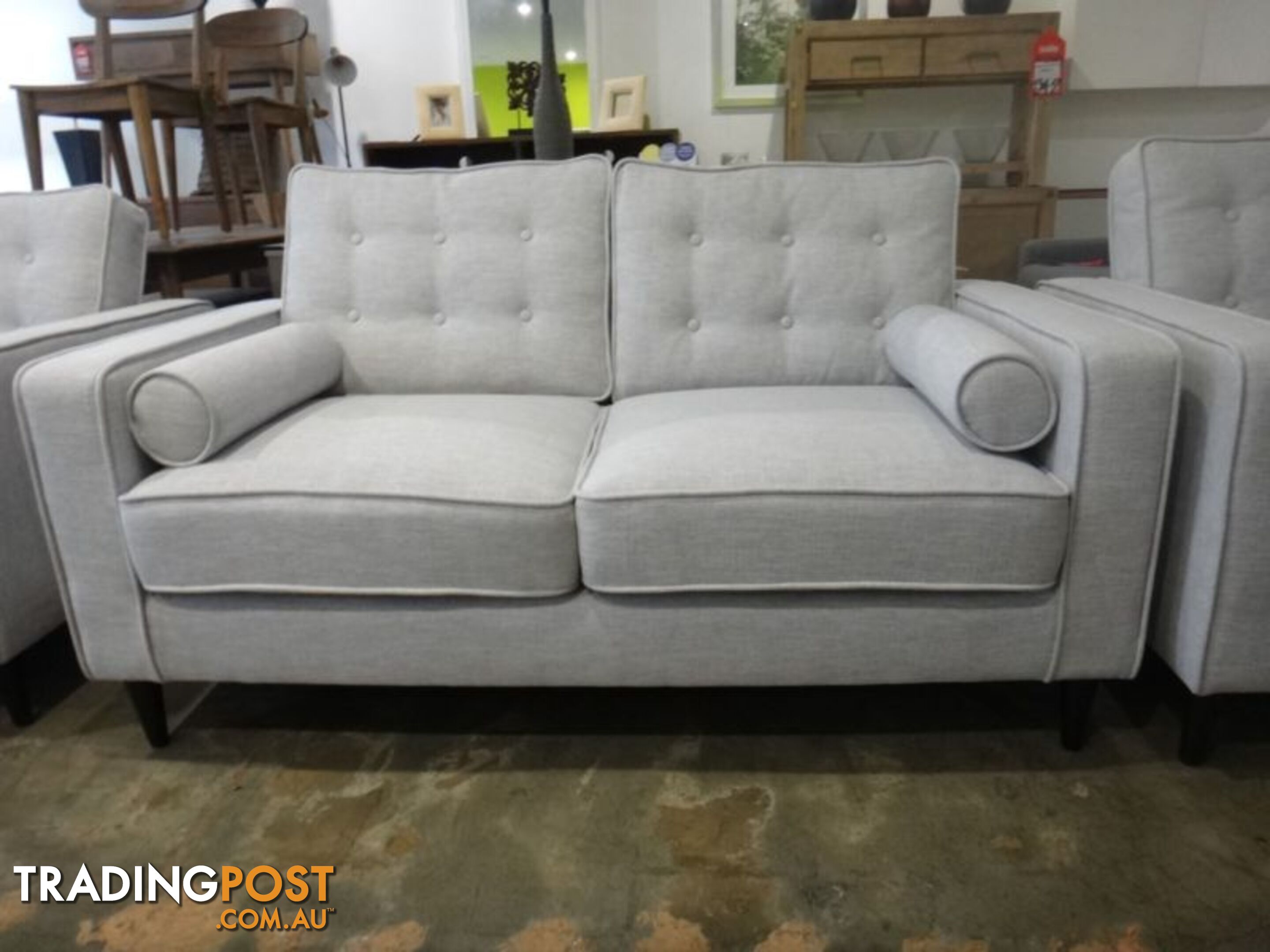 DIAMOND CITY SOFAS - 3S + 2S + AC - NEW RETRO DESIGNS 2 COLOURS