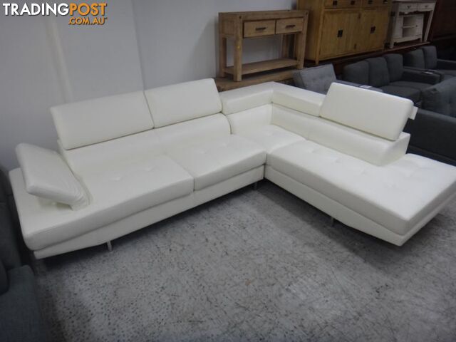 NEW ECLIPSE CORNER SOFA - 2 COLOURS BLACK & WHITE AVAILABLE