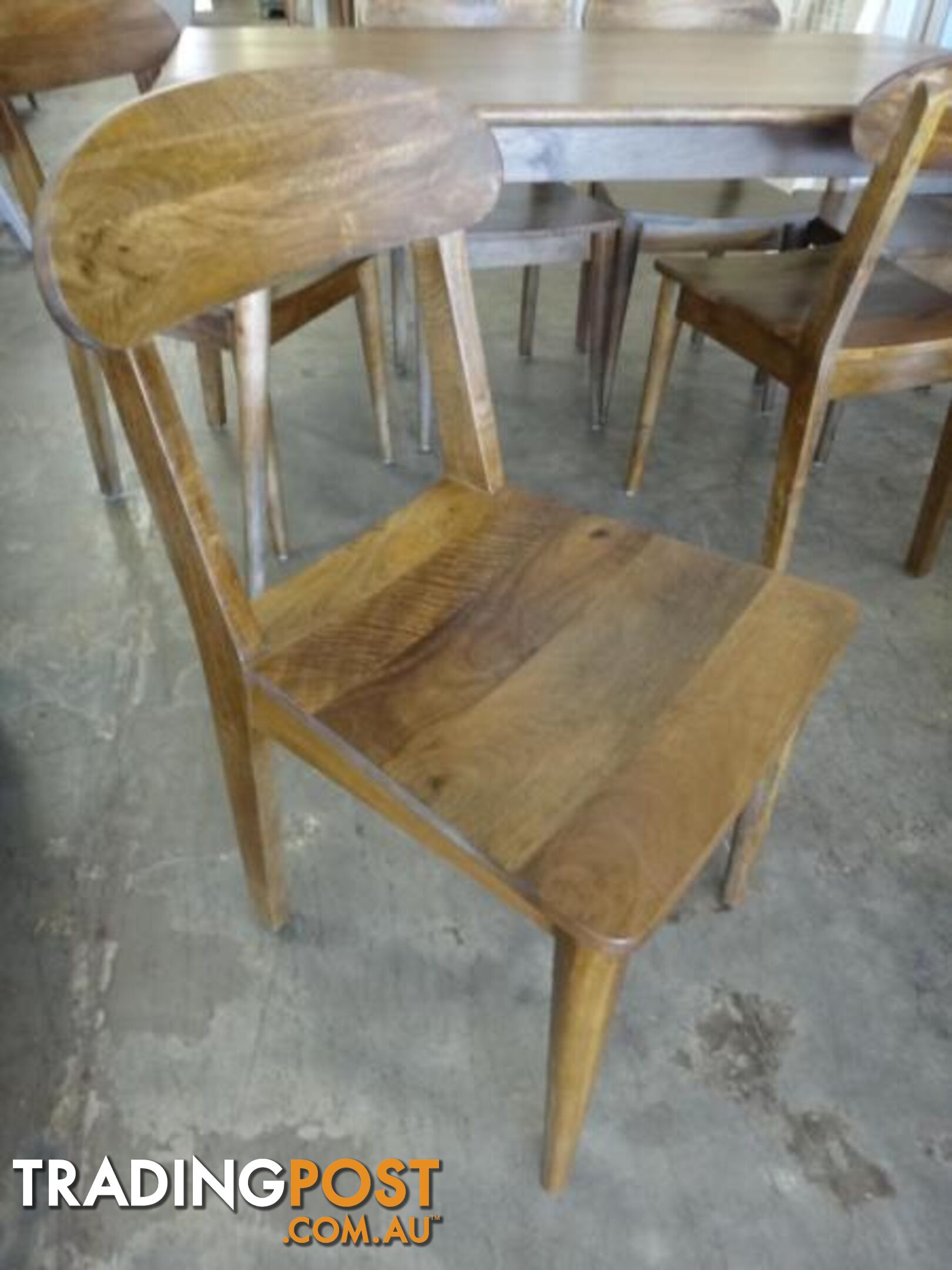 NEW RETRO DINING CHAIR - SOLID MANGO WOOD - DANISH DESIGN