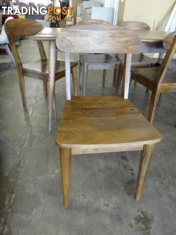 NEW RETRO DINING CHAIR - SOLID MANGO WOOD - DANISH DESIGN