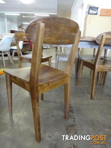 NEW RETRO DINING CHAIR - SOLID MANGO WOOD - DANISH DESIGN