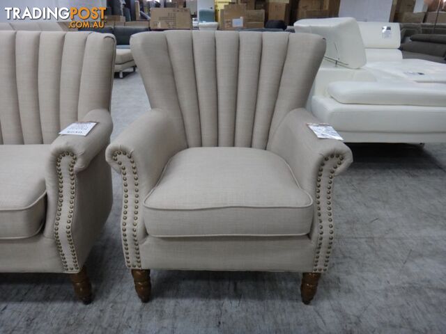 NEW CLEO SOFAS - 3 SEATER + ARMCHAIR - DISCOUNT SHOWROOM