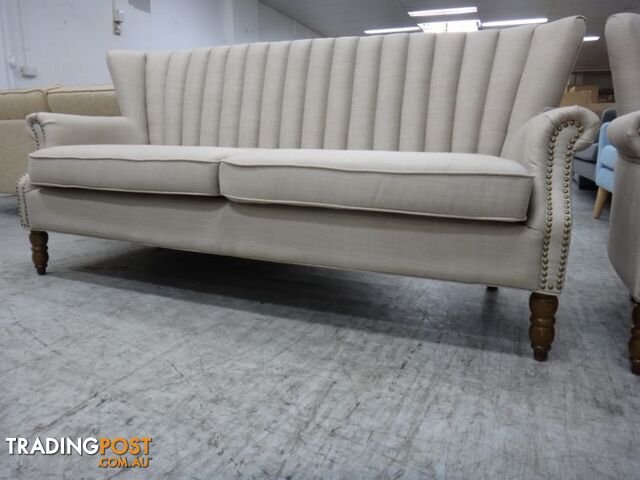 NEW CLEO SOFAS - 3 SEATER + ARMCHAIR - DISCOUNT SHOWROOM