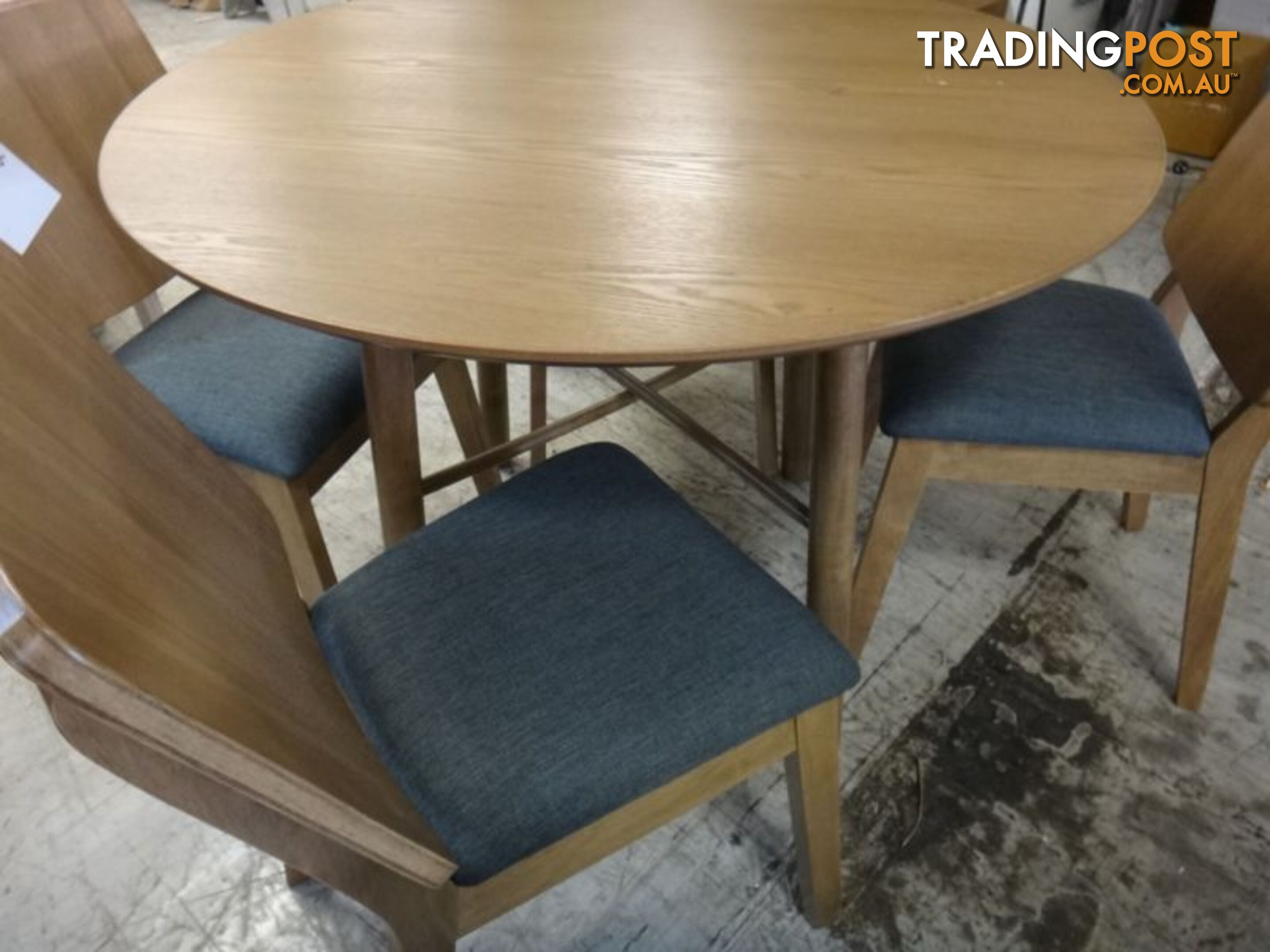 NEW DENMARK 5 PIECE DINING - DESIGNER RETRO FURNITURE SHOWROOM