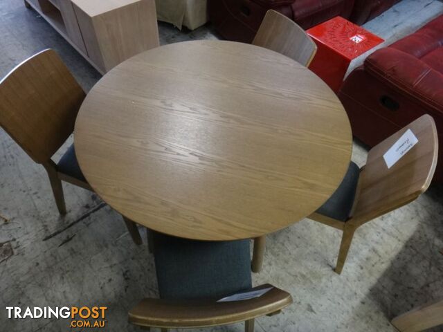 NEW DENMARK 5 PIECE DINING - DESIGNER RETRO FURNITURE SHOWROOM