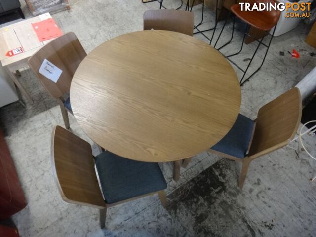 NEW DENMARK 5 PIECE DINING - DESIGNER RETRO FURNITURE SHOWROOM