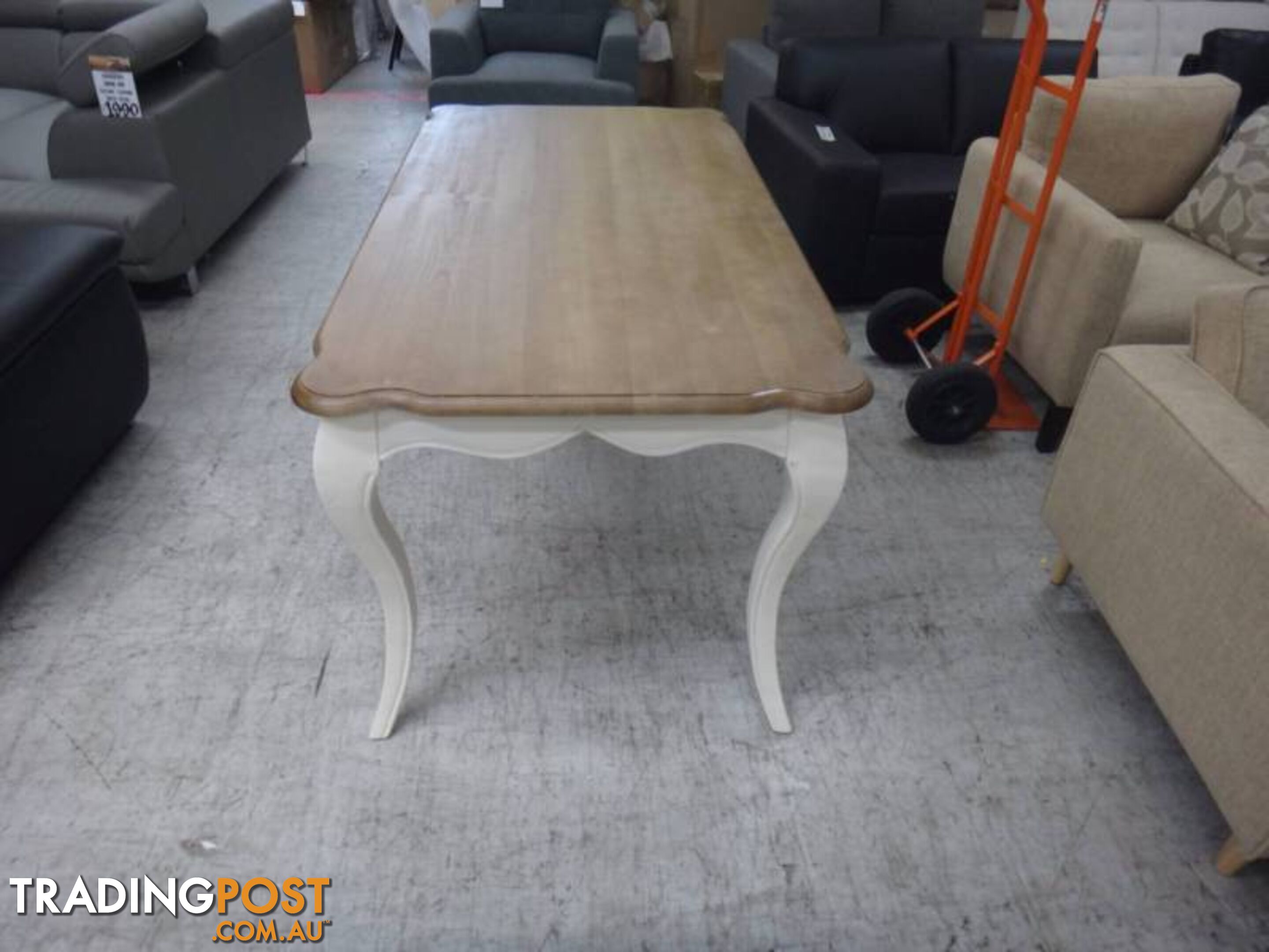 COTTAGE DINING TABLE - White Timber