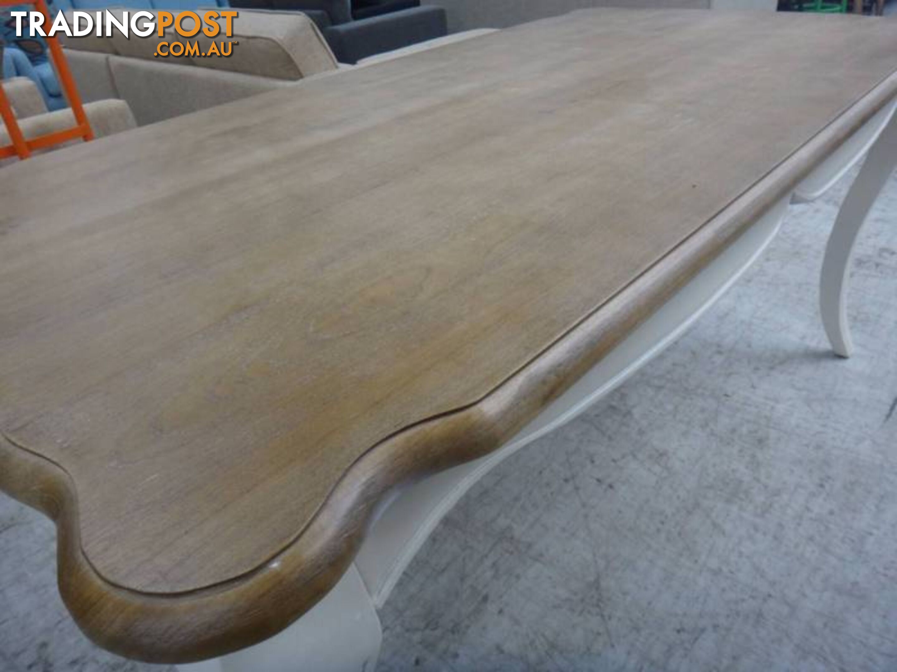 COTTAGE DINING TABLE - White Timber