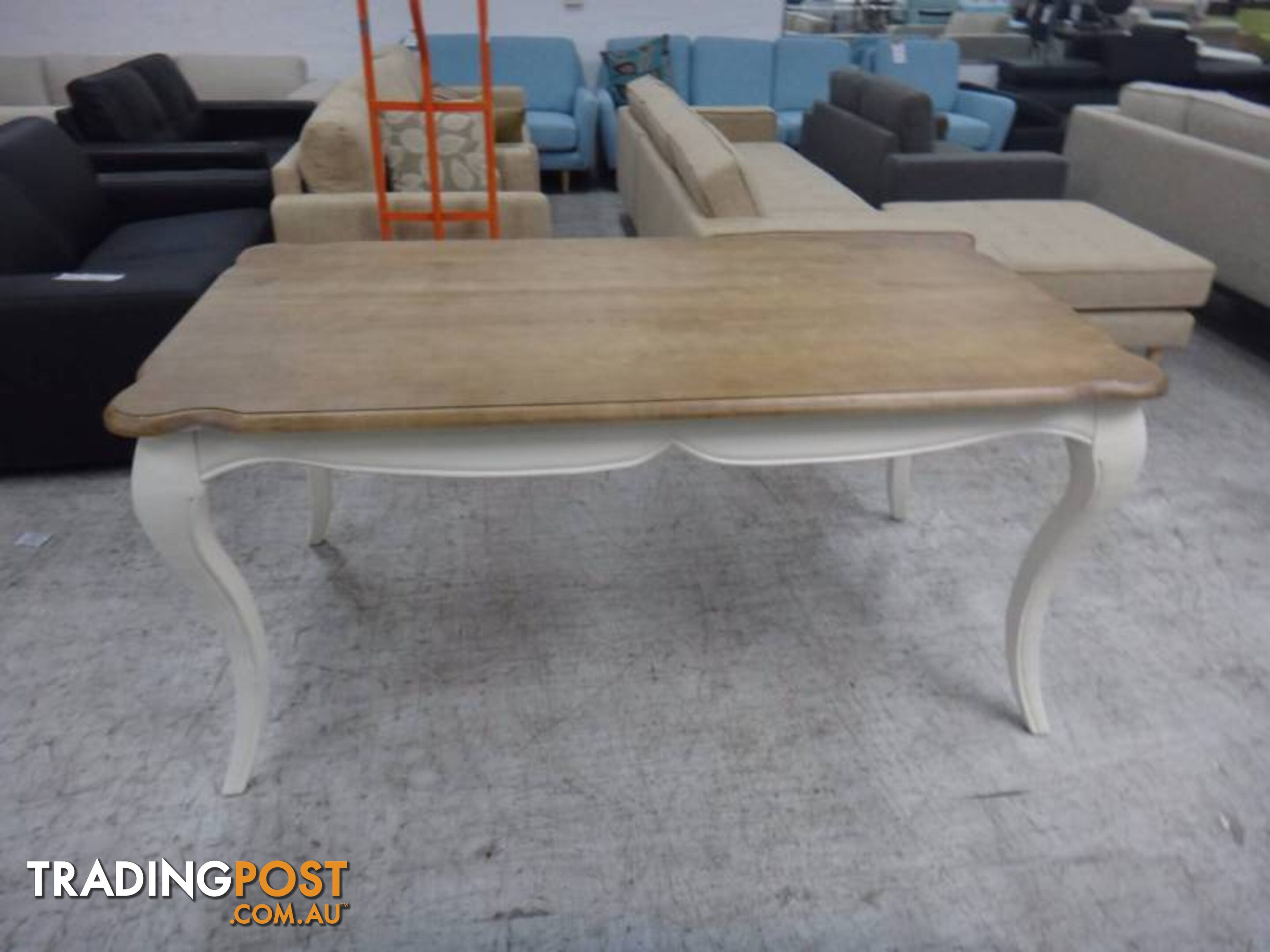 COTTAGE DINING TABLE - White Timber