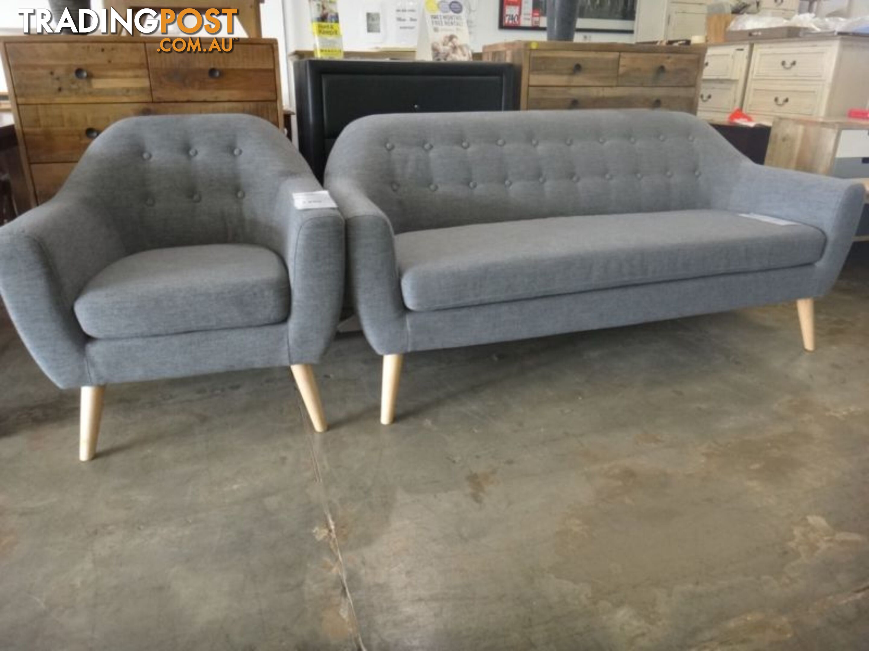 NEW RETRO SOFAS - FURNITURE DISCOUNT WAREHOUSE. 50% - 80% OFF