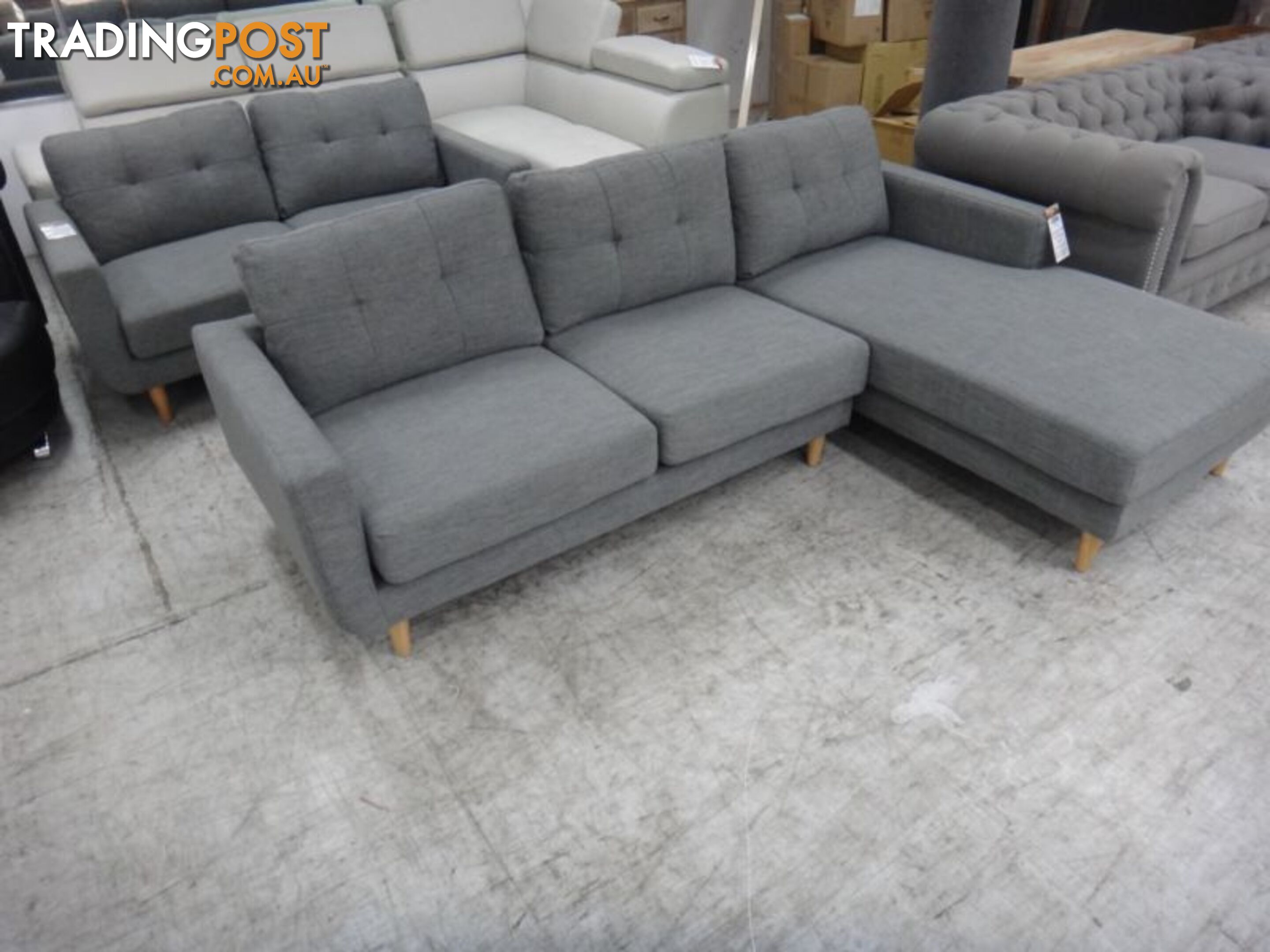 NEW STOCKTON SOFAS - 2 COLOURS - CHAISE & 2 SEATERS