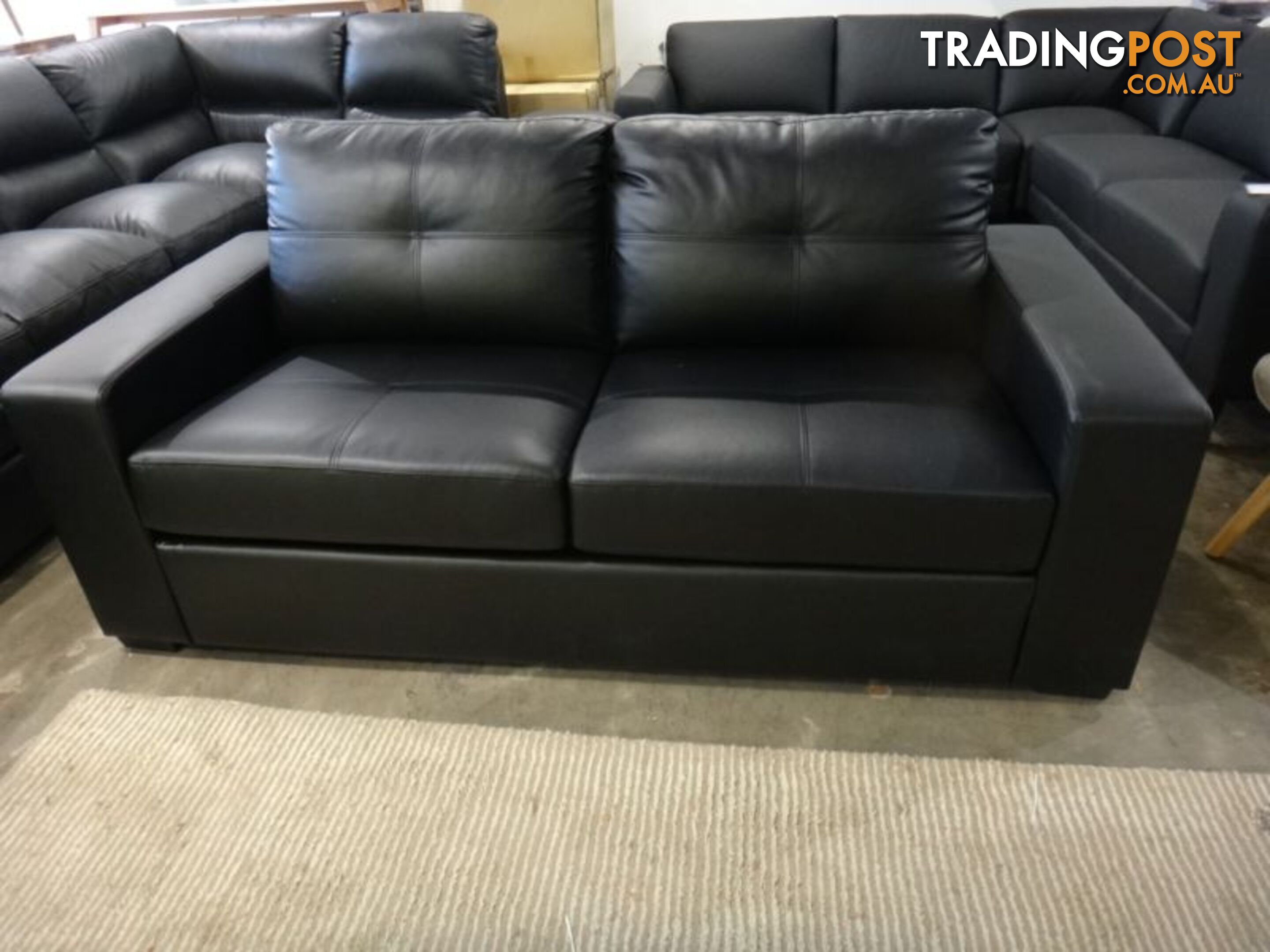 DIAMOND SOFA BED 2 SEATER - LOUNGE CLEARANCE OUTLET