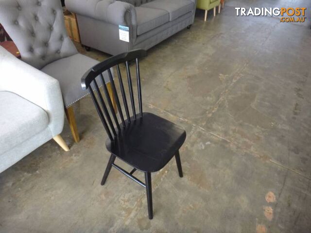 BROOKS DINING CHAIR - Black and White