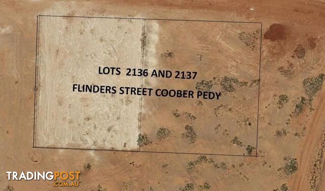 Lot 2136/2137 Flinders St Coober Pedy SA 5723
