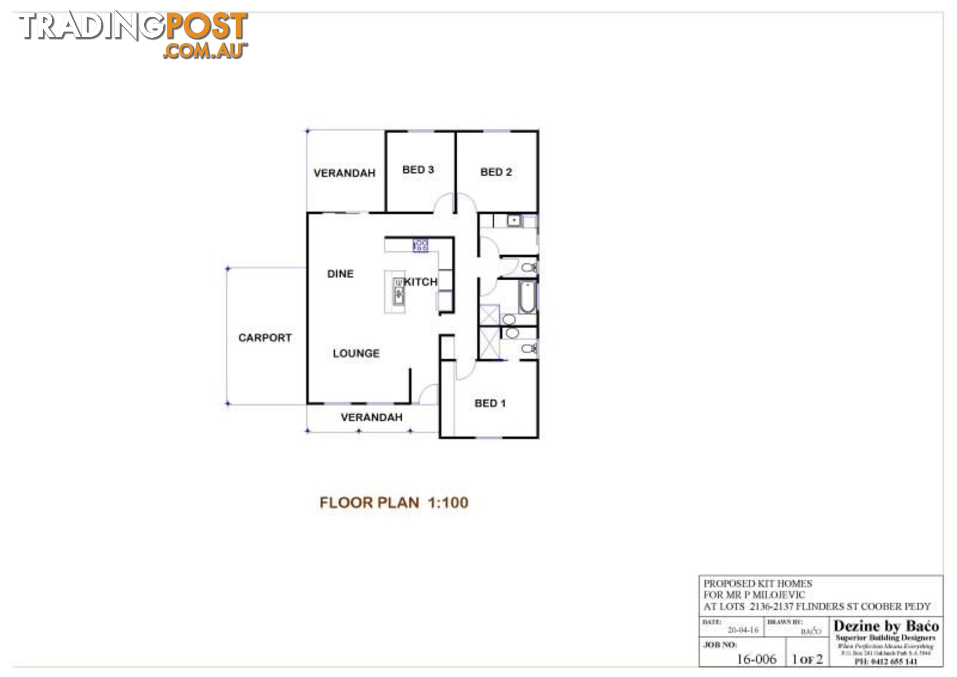 Lot 2136/2137 Flinders St Coober Pedy SA 5723