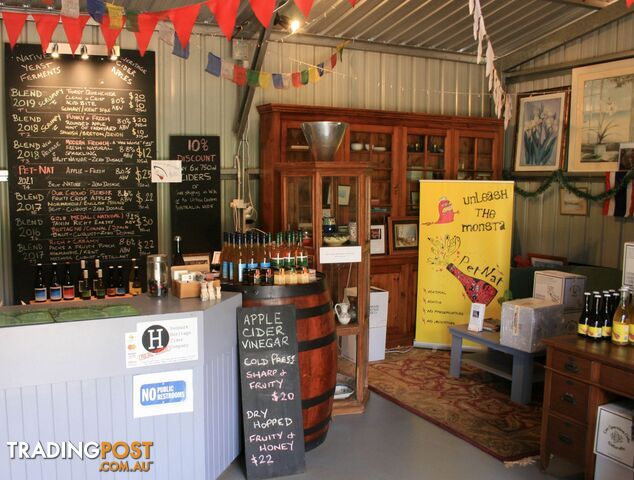 The Denmark Heritage Cider Company 218 Glenrowan Road Scotsdale WA 6333