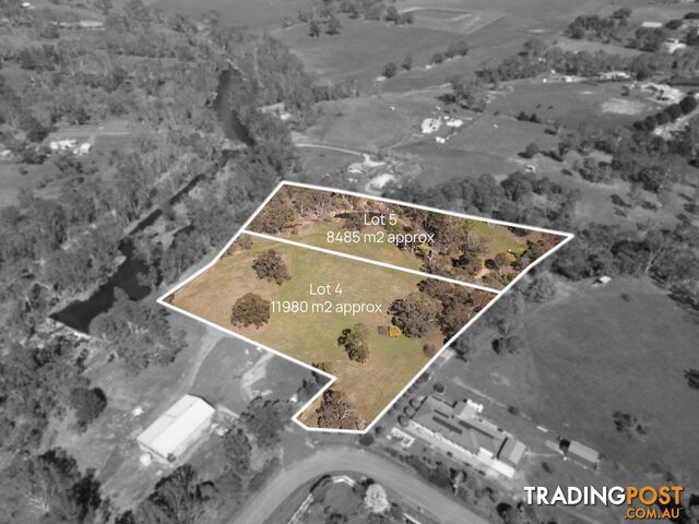 Lot 4 and 5 Sandy Creek Rd Pyalong VIC 3521