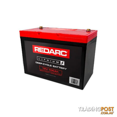 REDARC 12V 100Ah Lithium Deep Cycle Battery (Heavy Duty)
