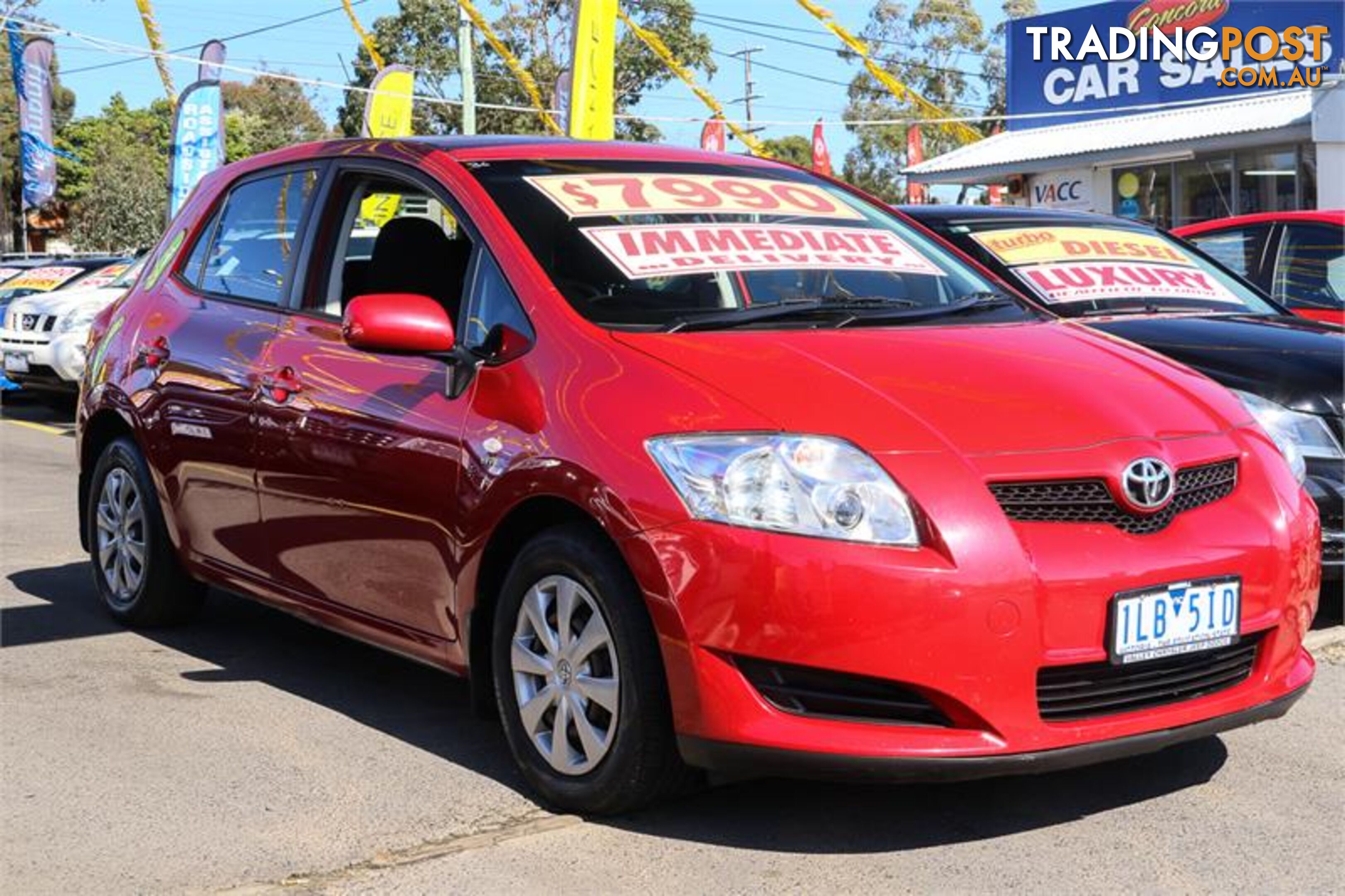 2008  Toyota Corolla Ascent ZRE152R Hatchback