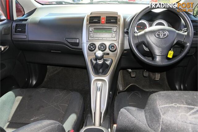 2008  Toyota Corolla Ascent ZRE152R Hatchback