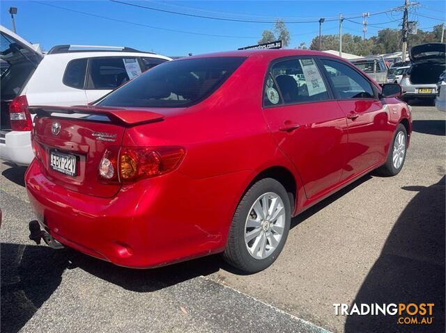 2008 TOYOTA COROLLA CONQUEST ZRE152R 4D SEDAN