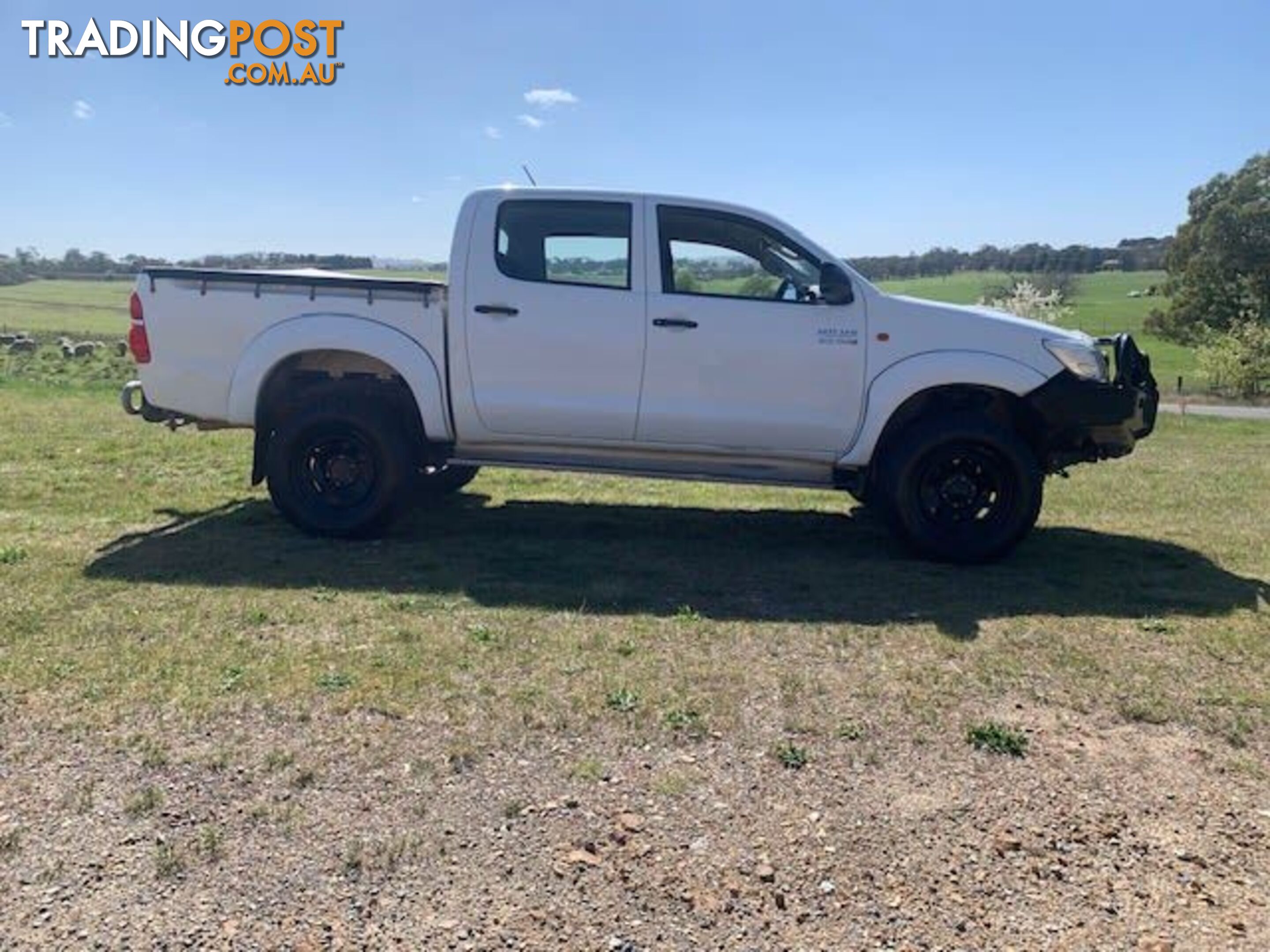 2013 TOYOTA HILUX WORKMATE (4X4) KUN26R MY12 UTE TRAY, 4 DOORS, 5 SEATS