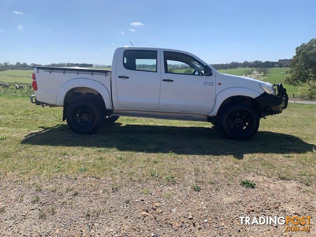 2013 TOYOTA HILUX WORKMATE (4X4) KUN26R MY12 UTE TRAY, 4 DOORS, 5 SEATS