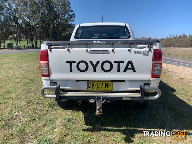 2013 TOYOTA HILUX WORKMATE (4X4) KUN26R MY12 UTE TRAY, 4 DOORS, 5 SEATS