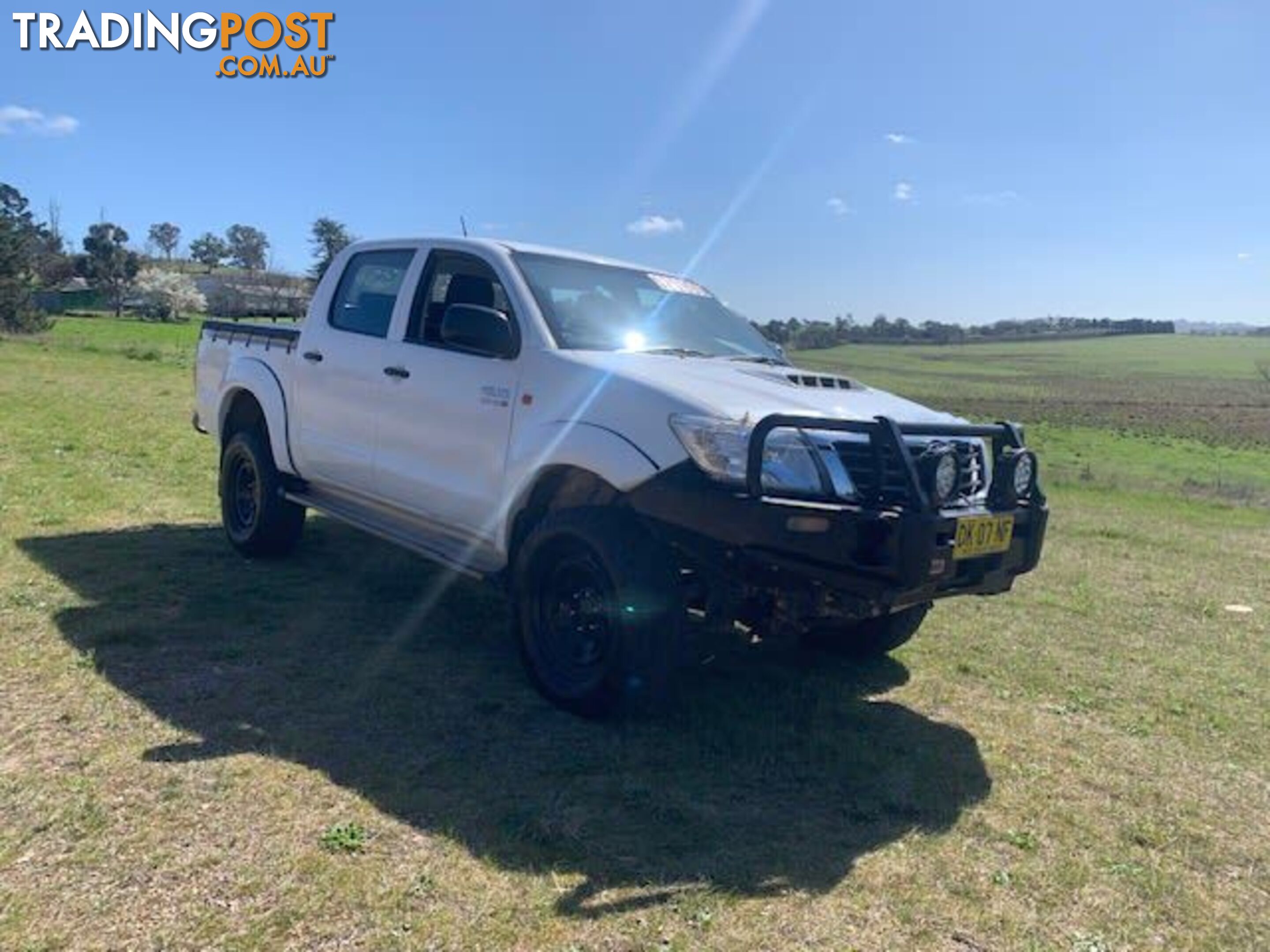 2013 TOYOTA HILUX WORKMATE (4X4) KUN26R MY12 UTE TRAY, 4 DOORS, 5 SEATS