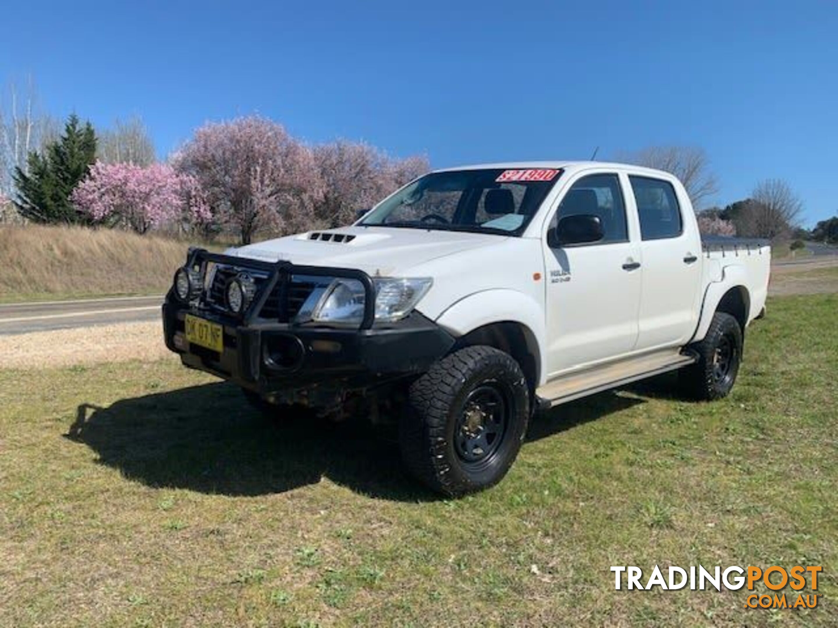 2013 TOYOTA HILUX WORKMATE (4X4) KUN26R MY12 UTE TRAY, 4 DOORS, 5 SEATS