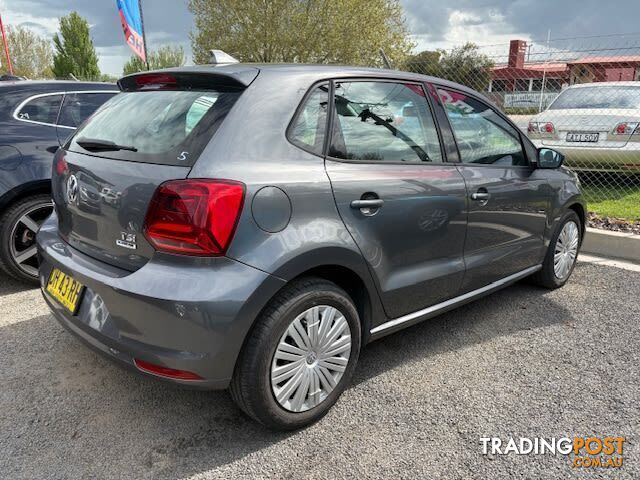 2016 VOLKSWAGEN POLO 66 TSI TRENDLINE 6R MY16 HATCH, 5 DOORS, 5 SEATS