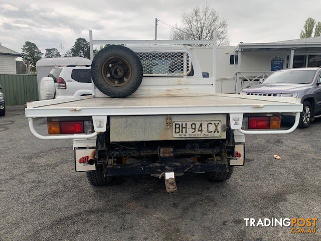 2010 NISSAN PATROL DX (4X4) GU MY08 UTE TRAY, 2 DOORS, 3 SEATS