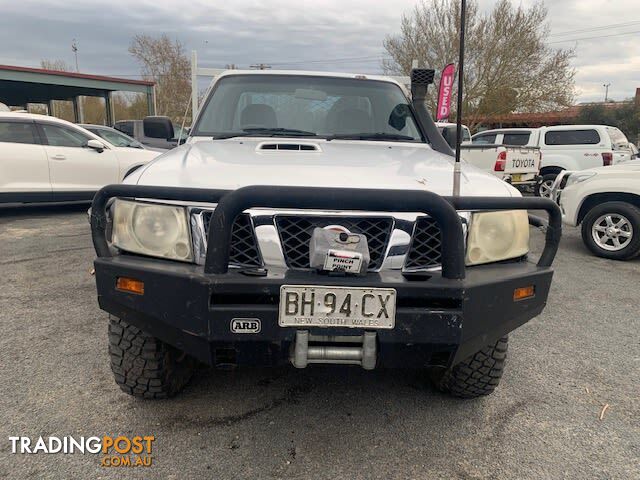 2010 NISSAN PATROL DX (4X4) GU MY08 UTE TRAY, 2 DOORS, 3 SEATS