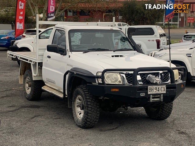 2010 NISSAN PATROL DX (4X4) GU MY08 UTE TRAY, 2 DOORS, 3 SEATS