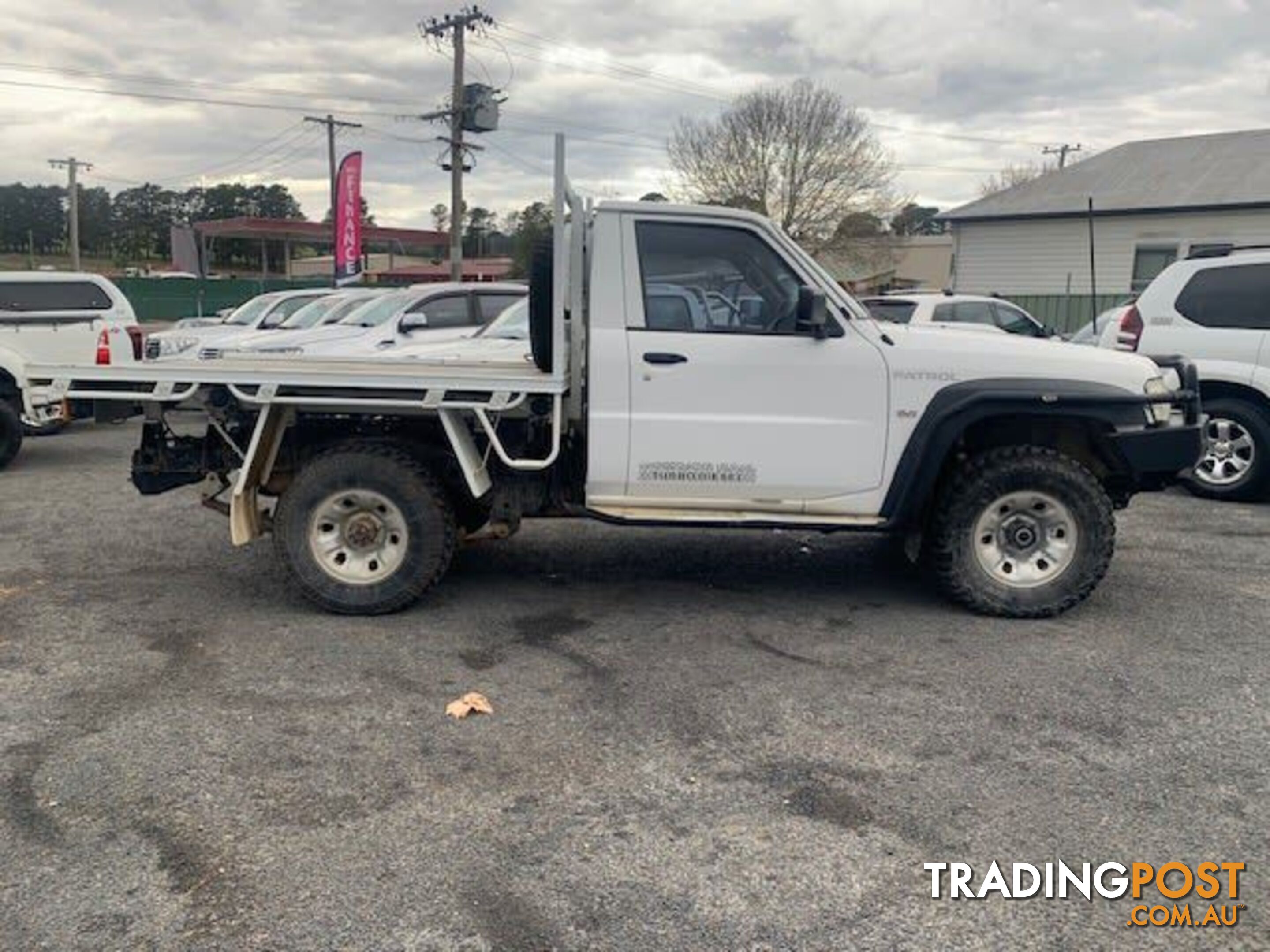 2010 NISSAN PATROL DX (4X4) GU MY08 UTE TRAY, 2 DOORS, 3 SEATS