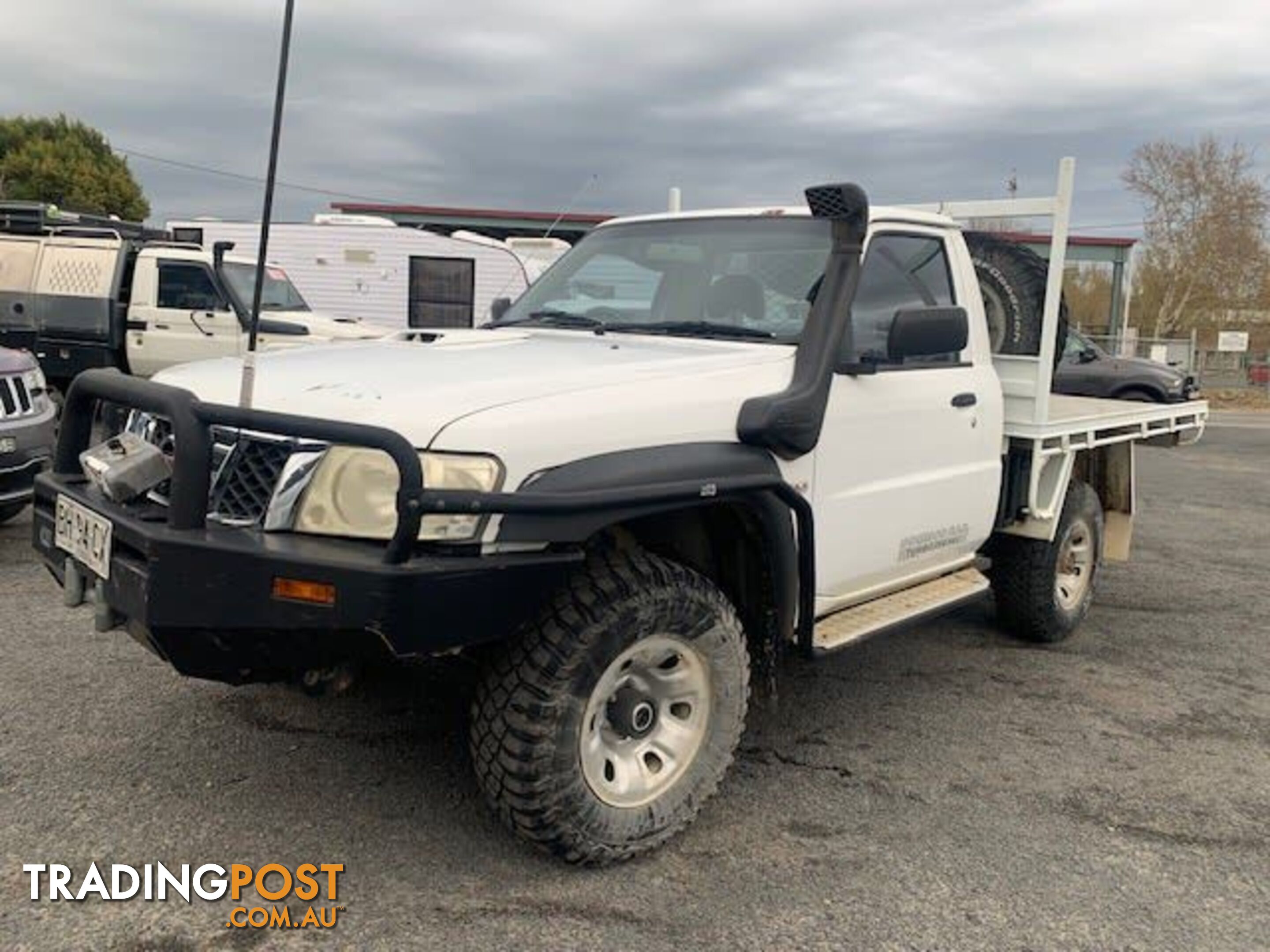 2010 NISSAN PATROL DX (4X4) GU MY08 UTE TRAY, 2 DOORS, 3 SEATS