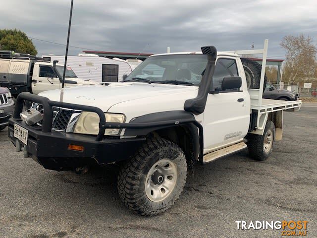 2010 NISSAN PATROL DX (4X4) GU MY08 UTE TRAY, 2 DOORS, 3 SEATS