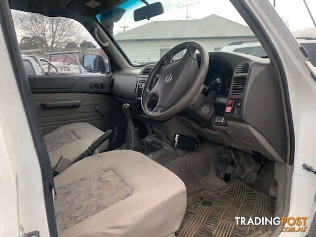 2010 NISSAN PATROL DX (4X4) GU MY08 UTE TRAY, 2 DOORS, 3 SEATS