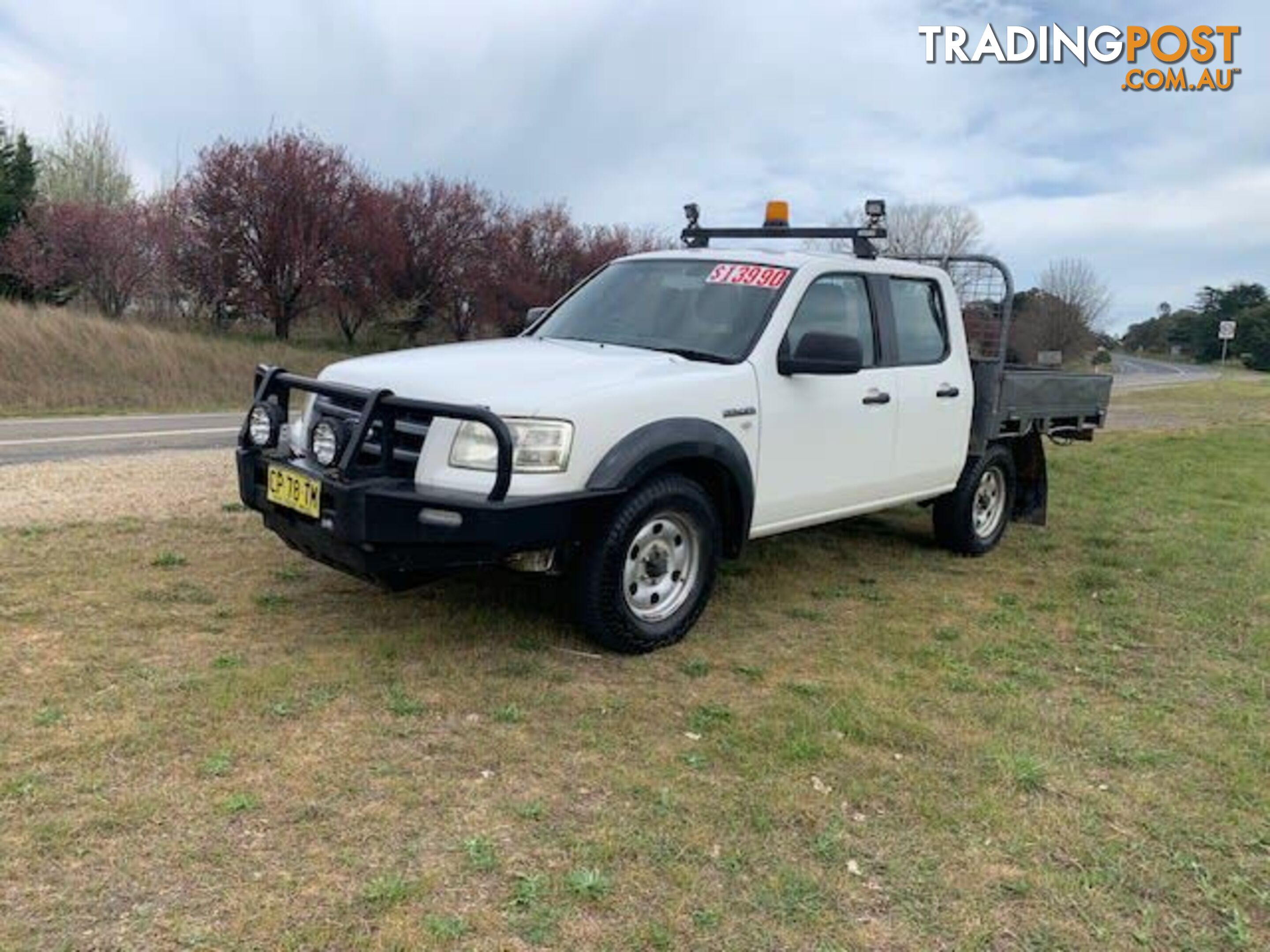 2008 FORD RANGER XL (4X4) PJ 07 UPGRADE UTE TRAY, 4 DOORS, 5 SEATS