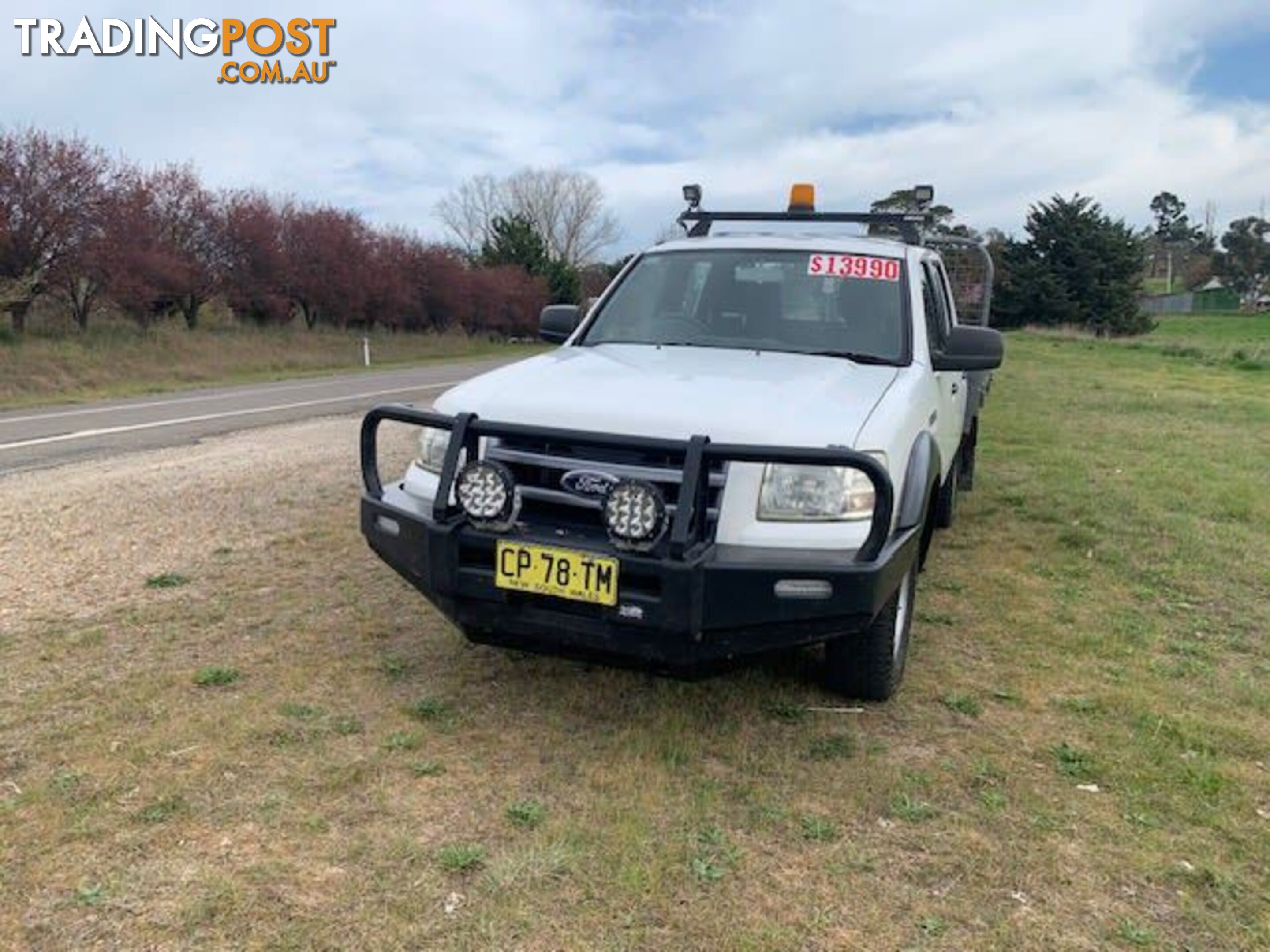 2008 FORD RANGER XL (4X4) PJ 07 UPGRADE UTE TRAY, 4 DOORS, 5 SEATS