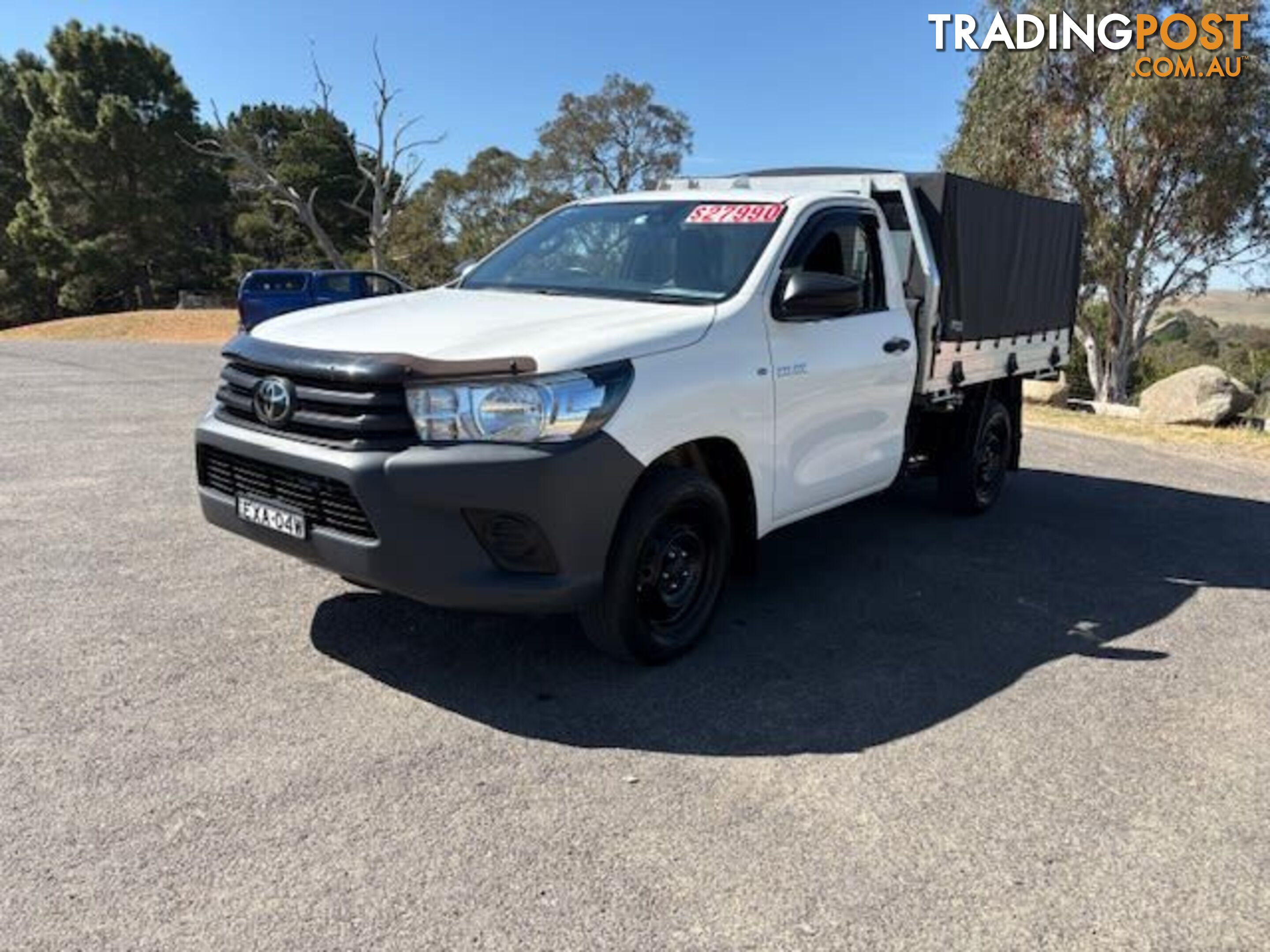 2022 TOYOTA HILUX WORKMATE (4X2) TGN121R UTE TRAY, 2 DOORS, 2 SEATS