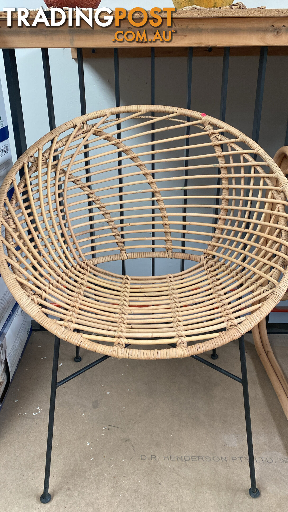 Round Rattan Chair