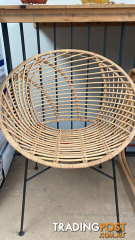 Round Rattan Chair