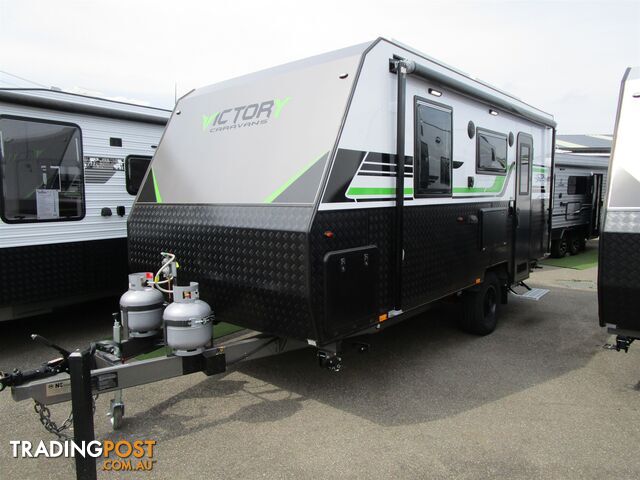 2023 VICTORY Trophy 17.6FT ENSUITE CARAVAN REAR DOOR