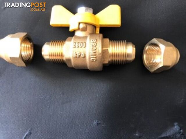 FLARED BALL VALVE 3/8"X3/8" BSP - photo 2 of 2