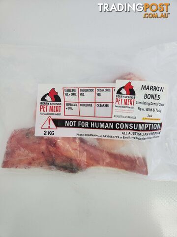 Marrow Bone 2Pk - Berry Springs Pet Meat - BSMB