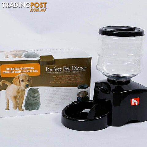 5.5L Automatic Pet Feeder Cat Dog Smart Food Dispenser Self Feeding Meal Bottle - V201-FDZ0105BR8AU