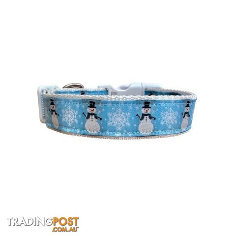 Christmas Dog Collar / Reindeer / Santa - Hand Made by The Bark Side - TBSCHRLGESNO - photo 2 of 15